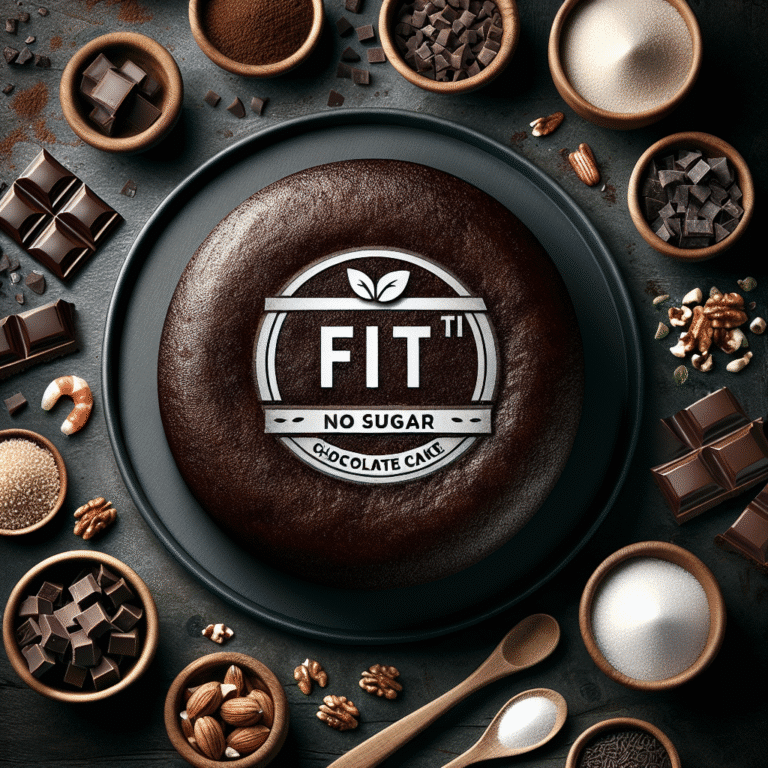 como fazer bolo fit de chocolate sem açúcar