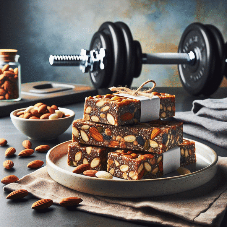 Barrinhas de proteína fit sem açúcar para o pré-treino