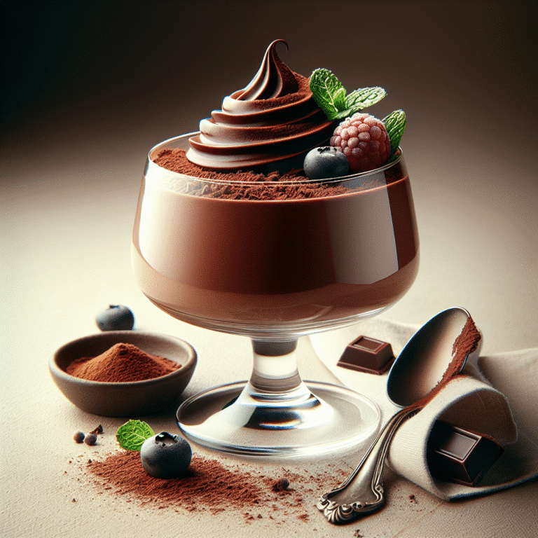 mousse fit sem açúcar de chocolate: uma delícia irresistível