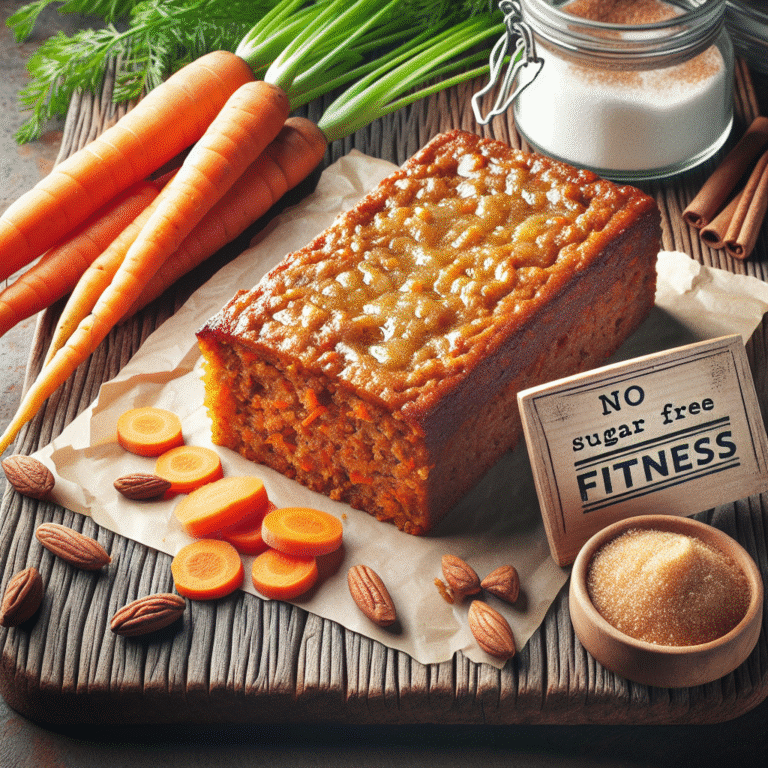 bolo de cenoura fit saudável e sem açúcar