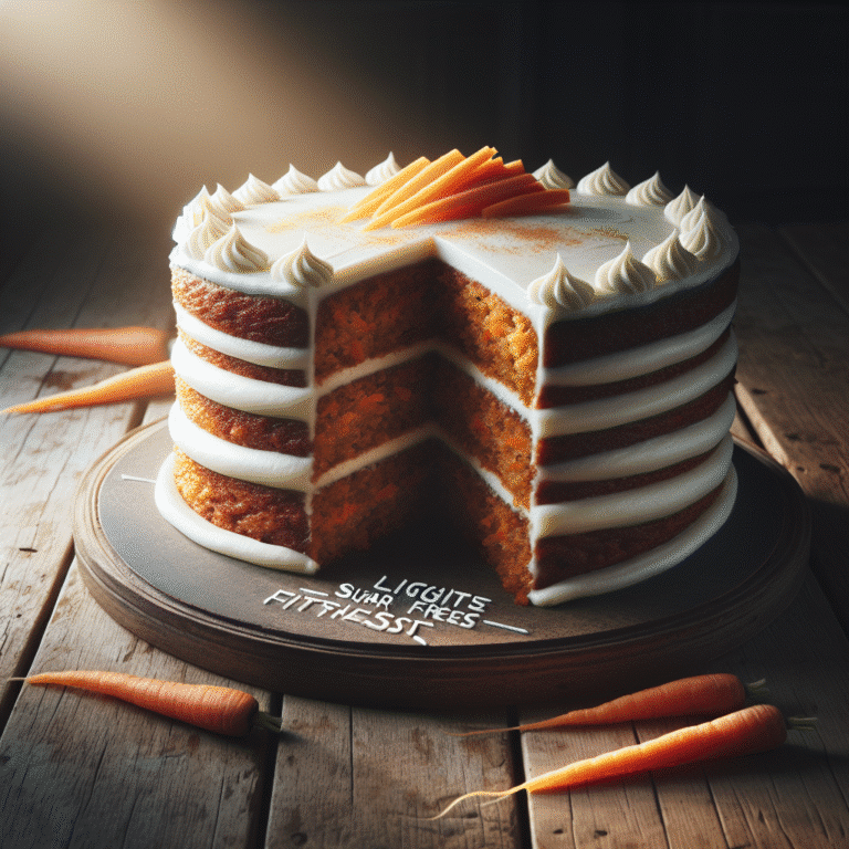 bolo de cenoura fit sem açúcar e light