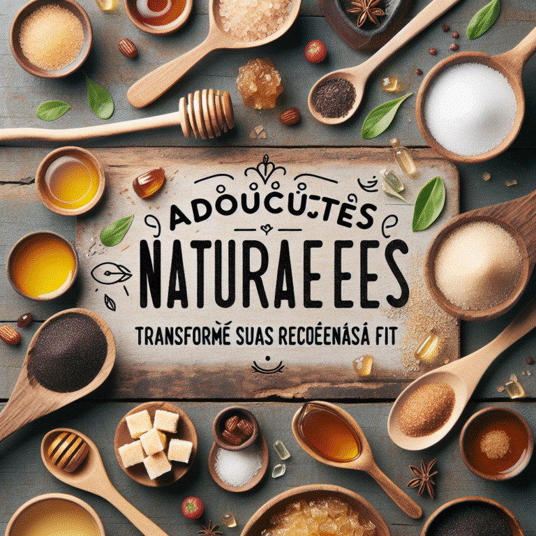 adoçantes naturais: transforme suas receitas fit