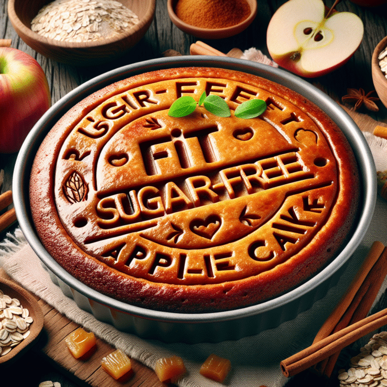 receitas de bolo de maçã fit sem açúcar