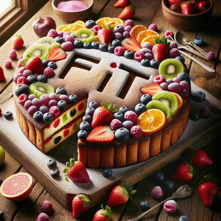 bolo de frutas fit sem açúcar caseiro